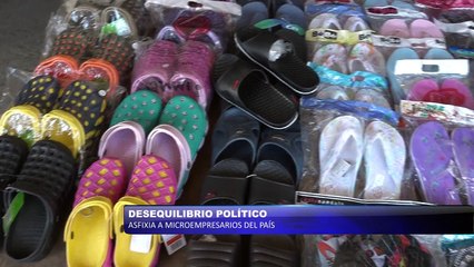 Desequilibrio político asfixia a microempresarios