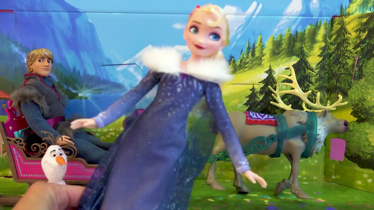 Disney Olaf's Frozen Adventure Short Movie Trailer Reaction   Queen Elsa Princess Anna Dolls-5Zlsw3EWujA