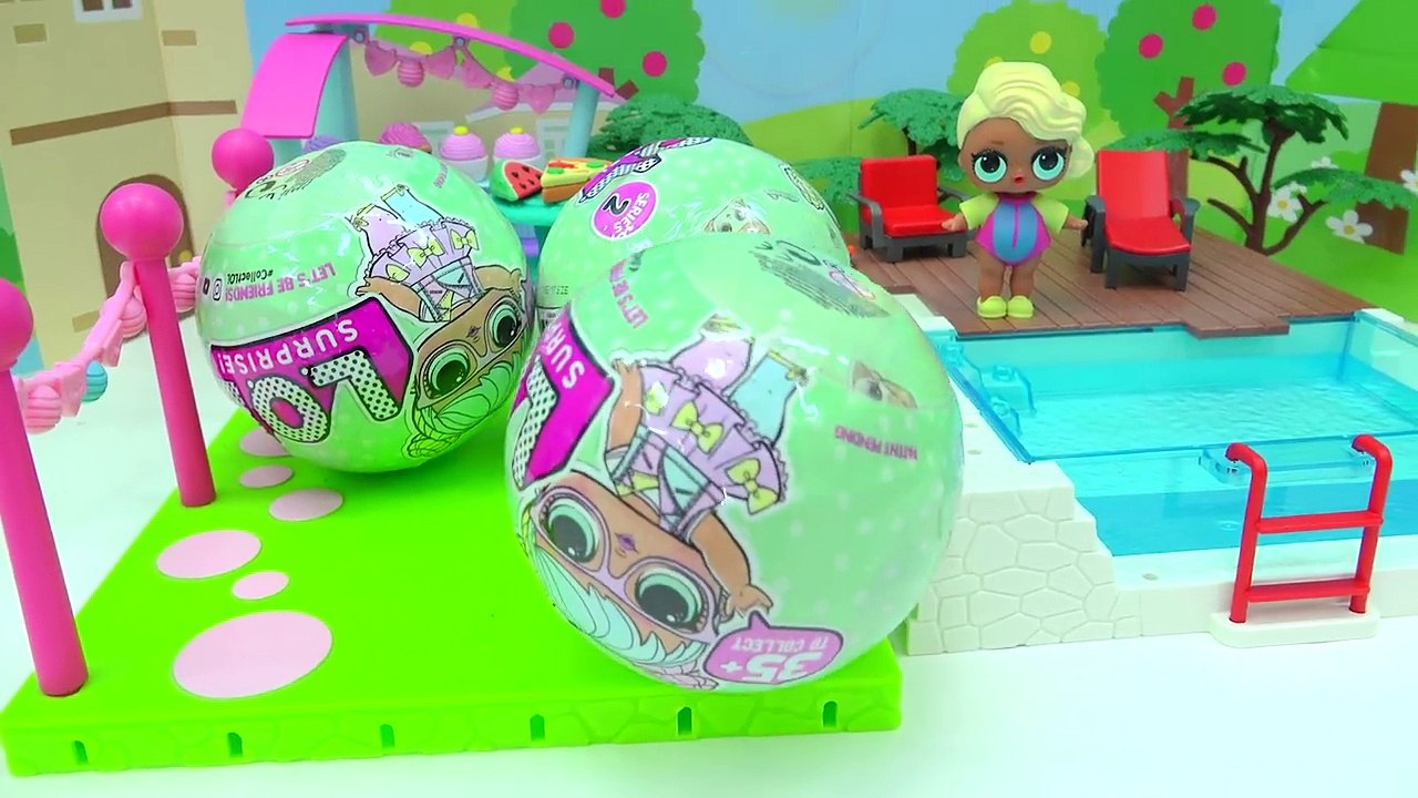 LOL Surprise Big Sister Baby Doll Blind Bag Pool Party - Water Toy Video-L-F6FZc5lo0