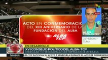 aniversario XIII del ALBA rinde homenaje a Fidel Castro y Hugo Chávez