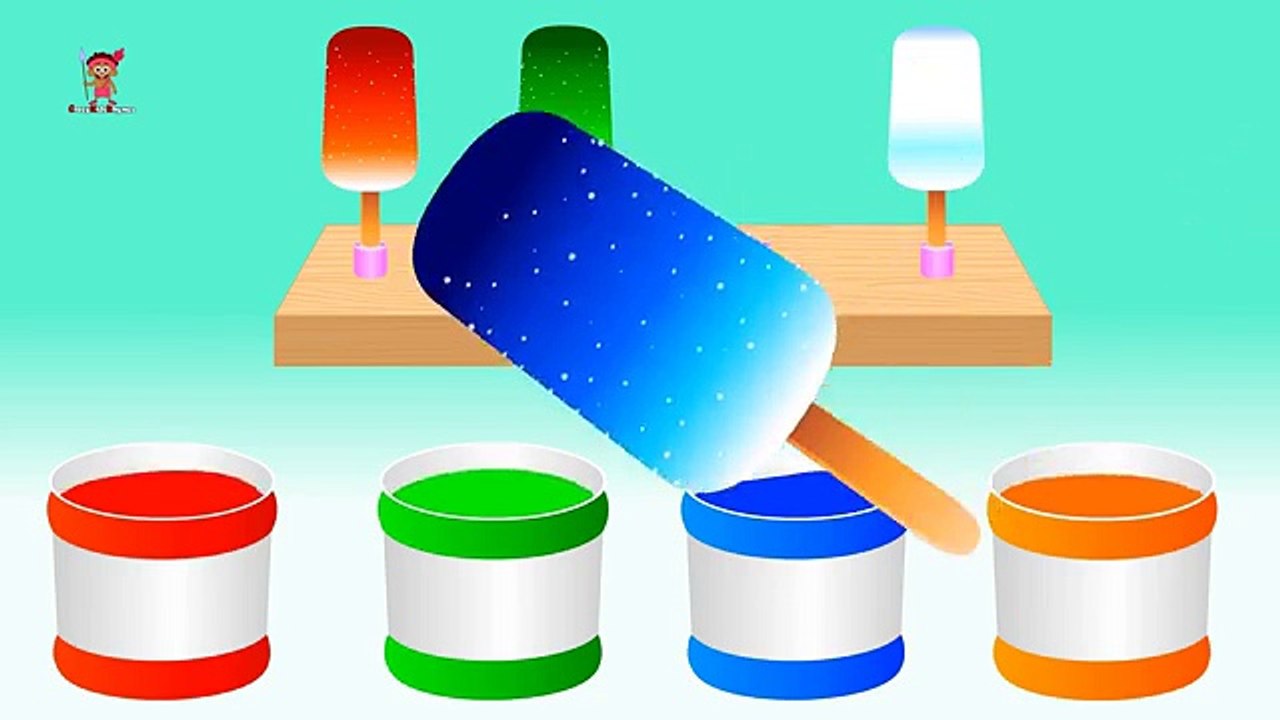 Learn Colors and Numbers 1- 10 with Mobile Food Cart Ice Cream - Preschool Learning Videos