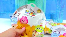 6 Disney Tsum Tsum Mystery Stack Pack Surprise Toy Blind Bags at Queen Elsa's Castle-vtTDDSanmBM