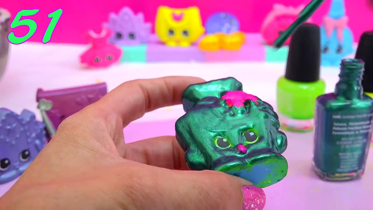 100 Layers Coats of Nail Polish On Big Mcdonalds Happy Meal Shopkins Toy-ea_wYoVzMrU