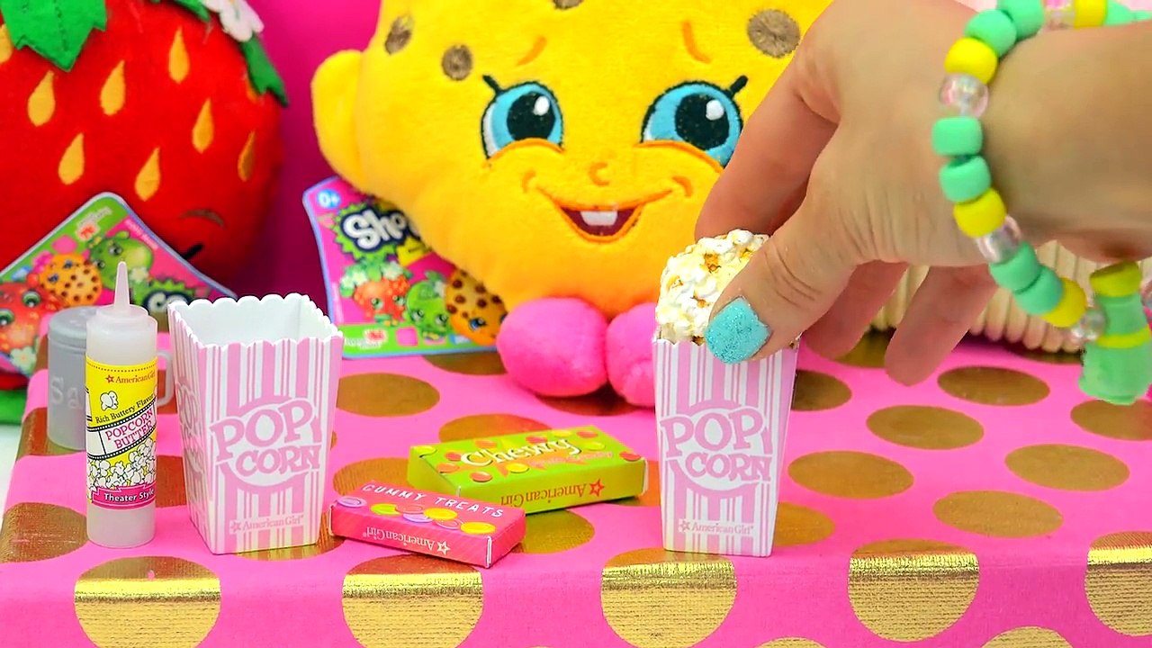 American Girl Doll Popcorn Machine &  Pop Corn Box of Surprise Eggs and Mystery Blind Bags-I1xbzri205c