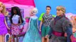 Barbie BBQ Doll Party With Disney Frozen   Playdoh Burger Barbecue Food Maker-clHuNeBjF-Q