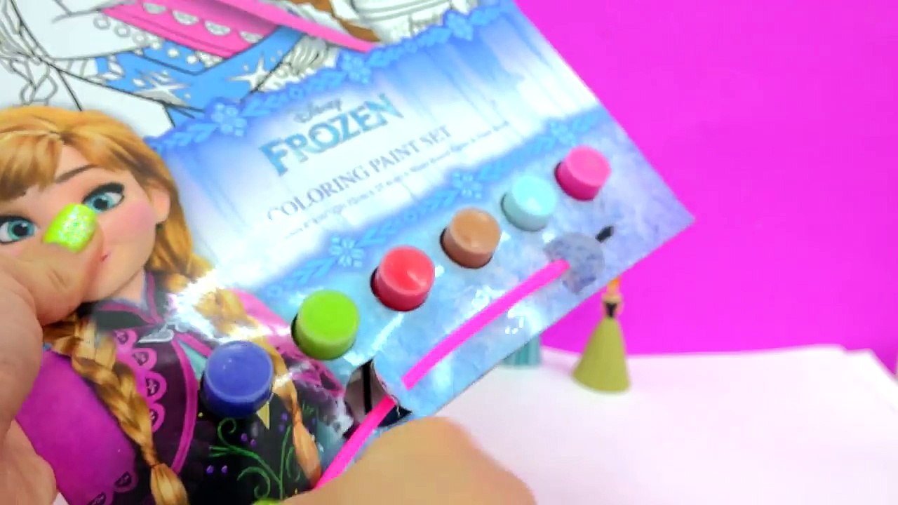 Disney Frozen Coloring Paint Set Painting Queen Elsa & Sister Anna