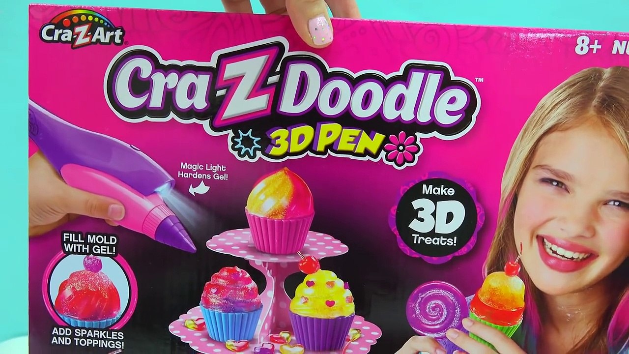 Does It Work Gel Light Up Art Pen CraZDoodle 3D Cupcake Ice Cream Treats MakerWS3bXhMjgJ4