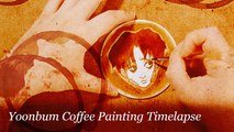 Killing Stalking Yoonbum Coffee Painting Timelapse