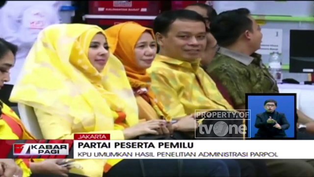 KPU: 2 Dari 12 Parpol Tidak Bisa Maju Ke Pemilu 2018