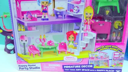 Petkins Shopkins Happy Places Home Party Studio   Surprise Blind Bags with Rainbow Kate   Queen Elsa-leMSYvzwq-E