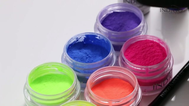 Ombre 3 kolorowe - - Neonowe ombre krok po kroku - - Pudry akrylowe - - Tęczowe paznokcie-WVn3hRKyQtE