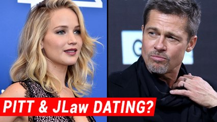 Brad Pitt & Jennifer Lawrence Dating? | Spending Late Nights Together | Full Story