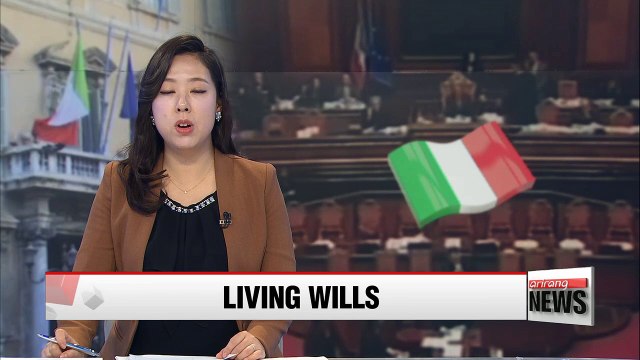 Italy approves living wills allowing patients to refuse end-of-life medical treatment