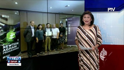 Apat na Pinoy researchers, ginawaran ng CHED-Newton PhD Scholarship