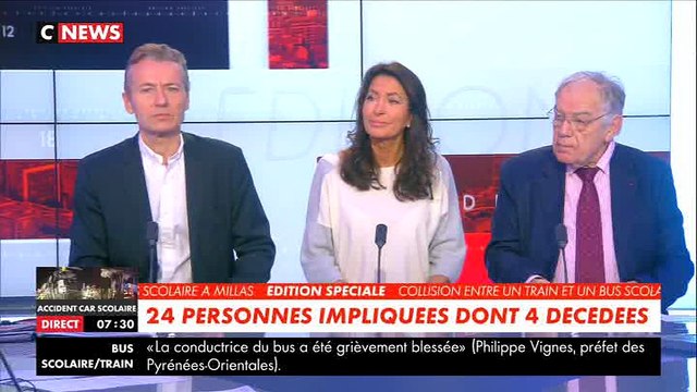 Collision bus scolaire / train à Millas: 4 enfants morts et 20 blessés dont 10 graves