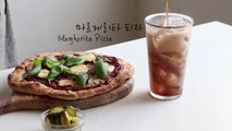 [ENG CC] [RECIPE]  how to make margherita pizza  EJ recipe-T-1pTFHH0-o