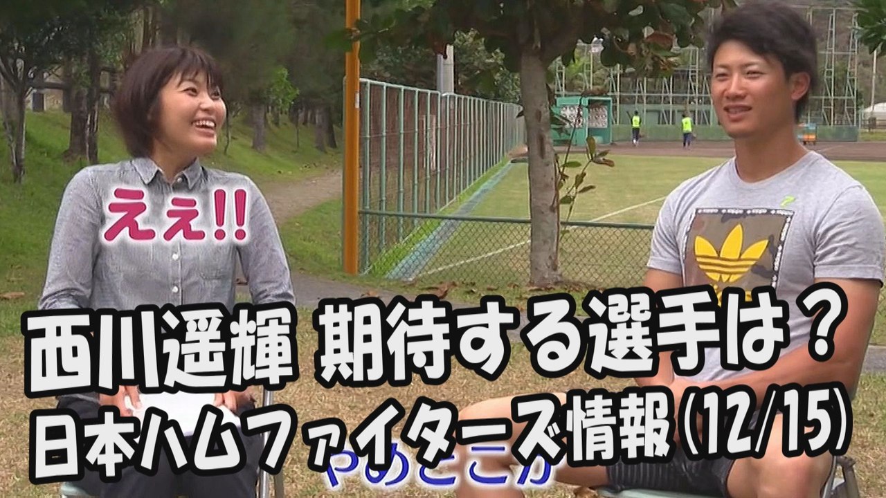 日本ハム 西川遥輝 インタビュー！期待する選手とは？ 2017.12.15 日本ハムファイター...