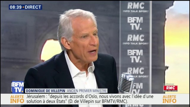 Ne faut-il pas marquer un coup d'arrêt, dire ça suffit à Donald Trump, s'interroge Dominique de Villepin