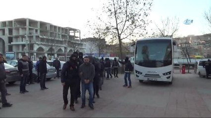 Ordu'da 29 Uyuşturucu Zanlısı Adliyeye Çıkarıldı