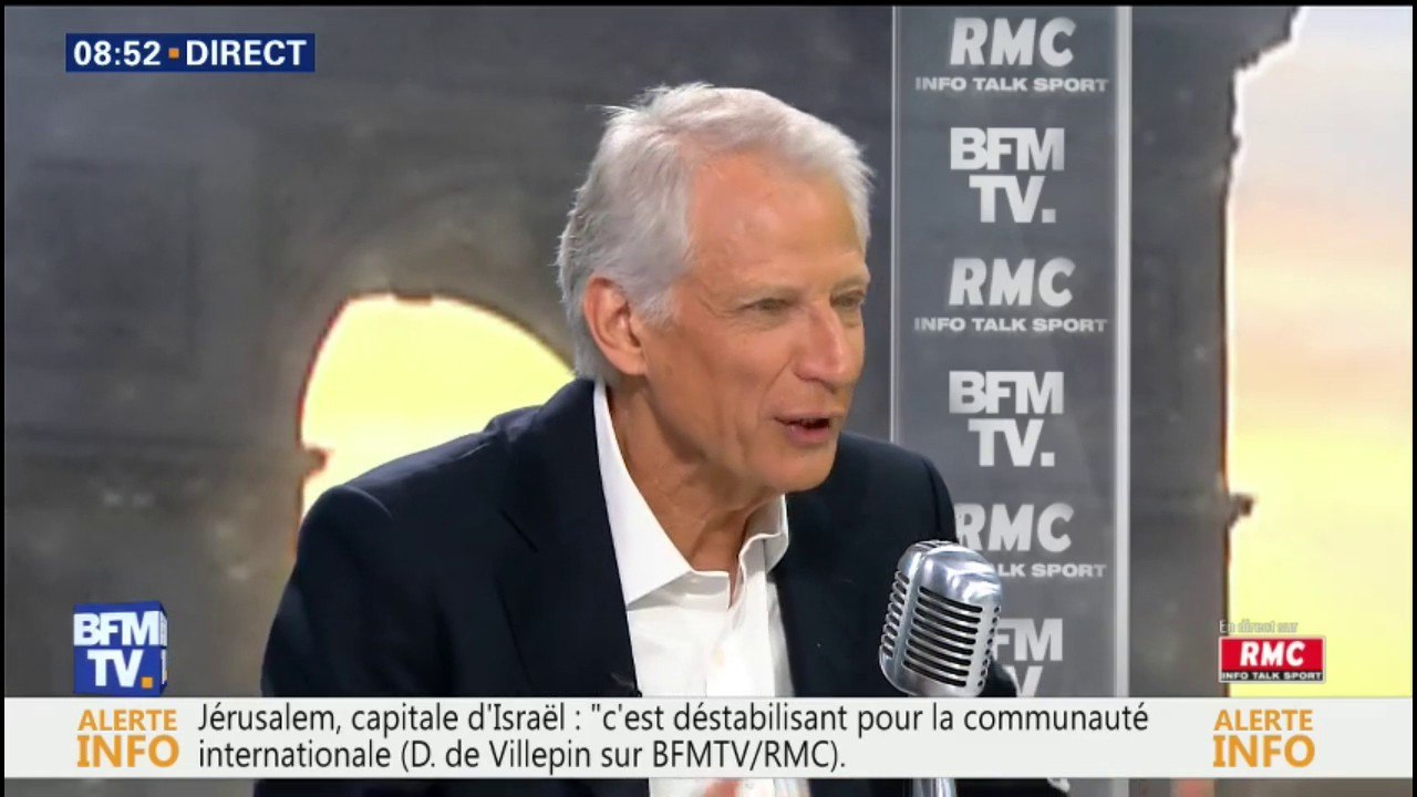 Dominique de Villepin "prend acte de la volonté de faire mieux" de Laurent Wauquiez