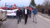 Aksaray'da İşçiler Zam ve Sosyal Hakları İçin Yürüdü