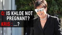 Kris Jenner Breaks Silence On Khloe Kardashian's Pregnancy | KUWTK