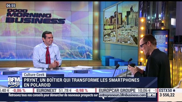 Anthony Morel: Prynt, un boîtier qui transforme les smartphones en Polaroïd - 15/12