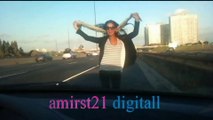 amirst21 digitall(HD)رقص دختر خوشگل ایرانی در اتوبان Persian Dance Girl*raghs dokhtar iranian