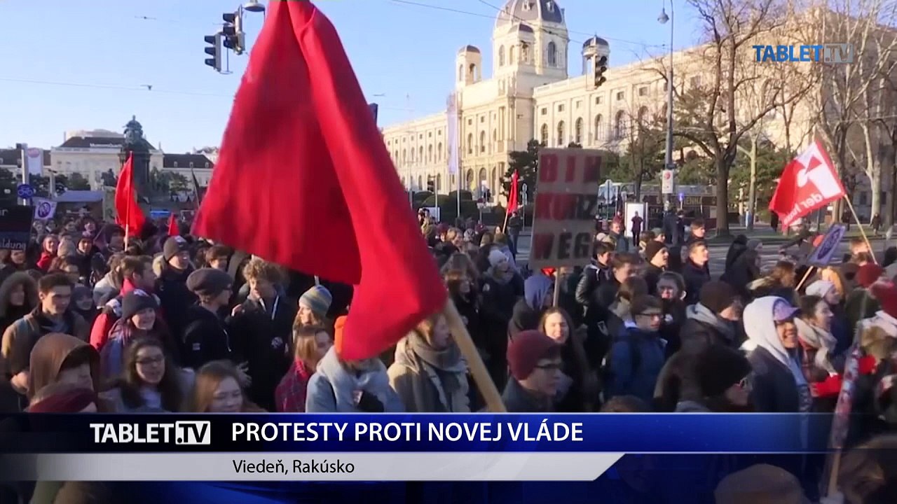 Rakúska vláda zložila slávnostný sľub, vo Viedni proti nej protestujú