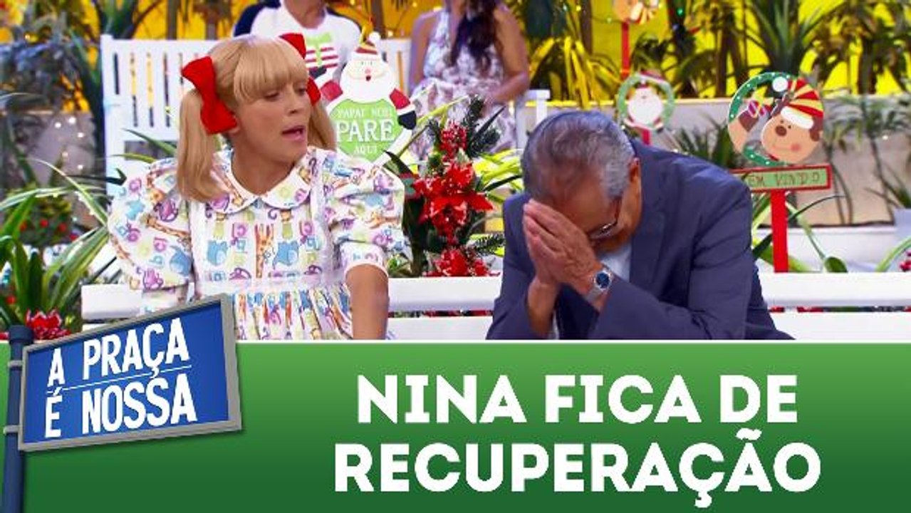 Nina fica feliz por saber que está de recuperação