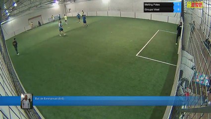 But de Emmanuel (6-8) - Melting Potes Vs Groupe Vinet - 14/12/17 19:00 - LIGUE 4