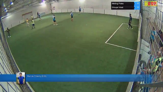 But de Thierry (8-8) - Melting Potes Vs Groupe Vinet - 14/12/17 19:00 - LIGUE 4 - Poitiers Game Parc