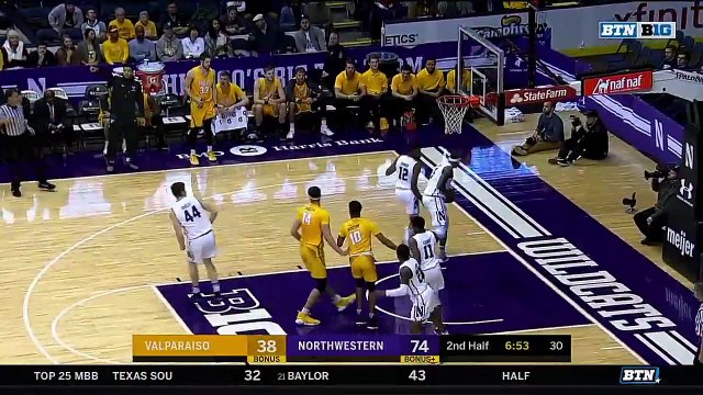NCAA Basketball. Northwestern Wildcats - Valparaiso Crusaders 14.12.17 (Part 2)