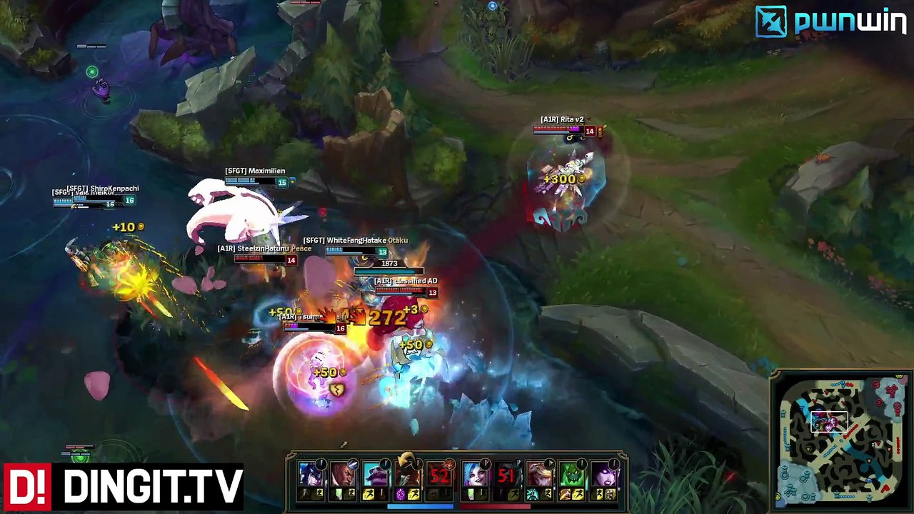 League of Legends - Top 3 Kills No. 382 - by Pwnwin