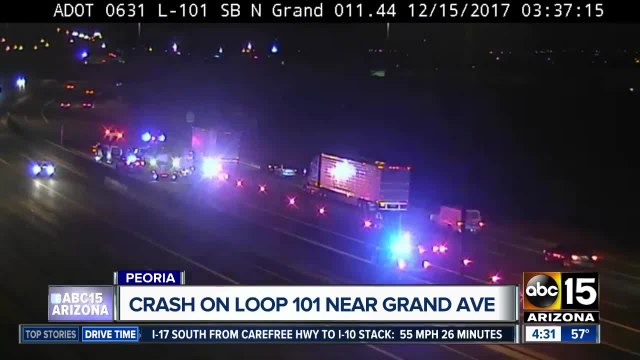 Serious crash on Loop 101 overnight