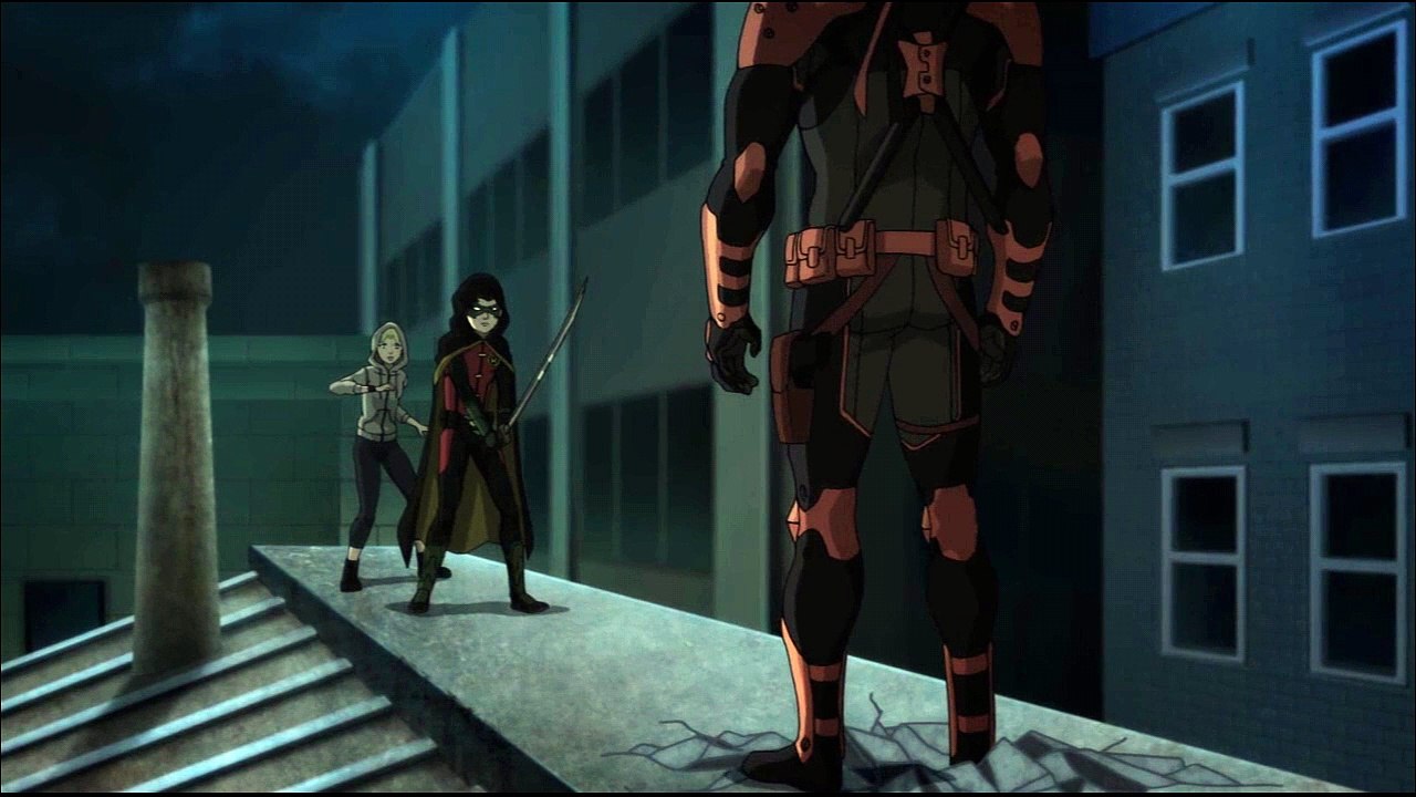 Teen Titans Judas Contract 8 13 Robin VS Deathstroke video