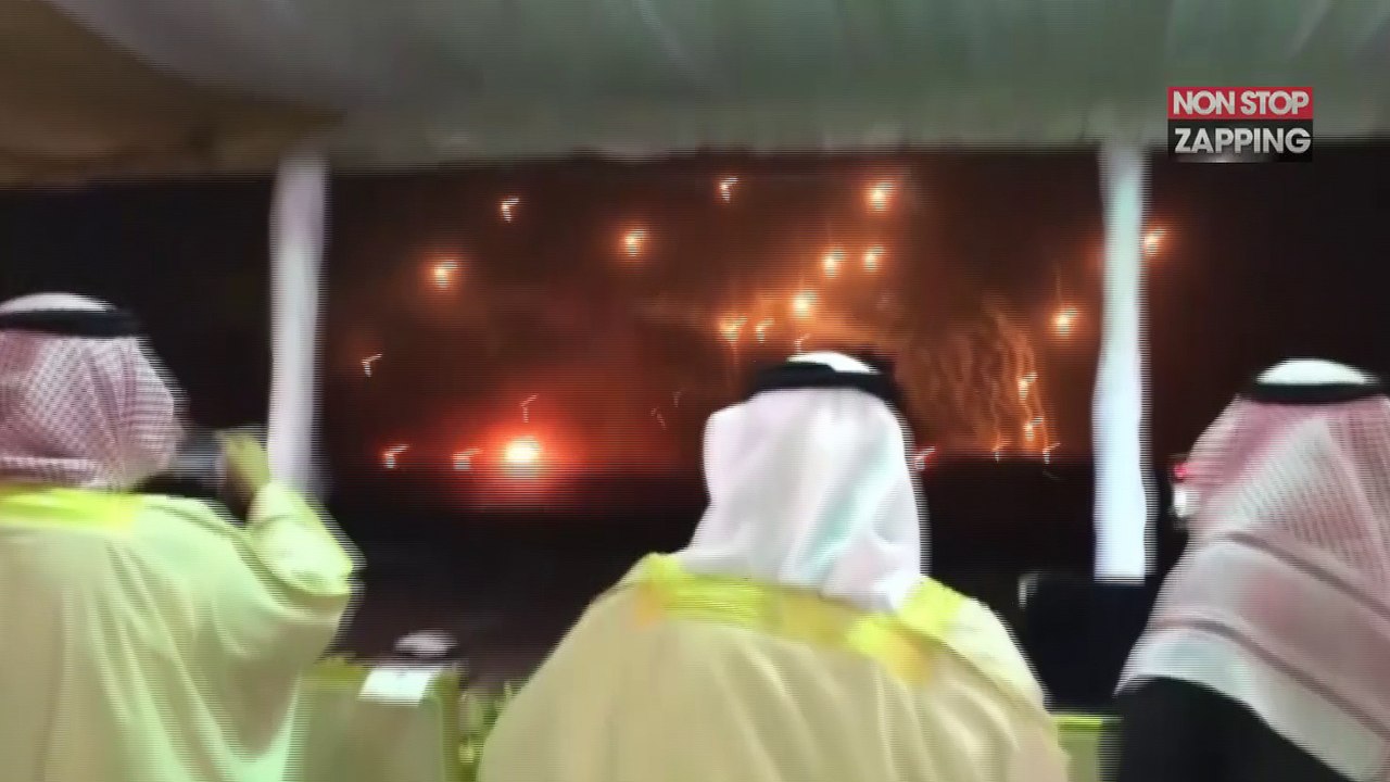 Arabie Saoudite : Découvrez la technique insolite de ces princes pour faire un feu d’artifice (Vidéo)