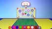 Colors Sport Balls For Children to Learn with Basket Ball Shoot Games - Learn Colors Videos For Kids