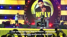 US rapper Nelly gives men-only concert in Saudi Arabia