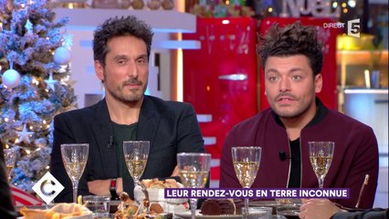 Vincent Elbaz et Kev Adams au dîner - C à Vous - 14/12/2017