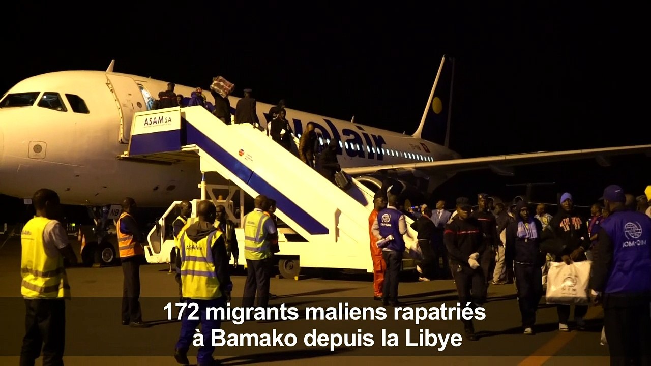 Des migrants maliens rapatriés depuis la Libye