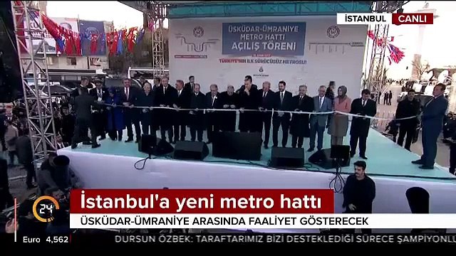 üsküdar, ümraniye 'sürücüsüz' metro hattı açıldı