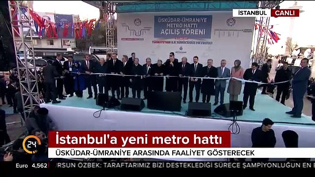 Üsküdar, Ümraniye sürücüsüz metro hattı açıldı