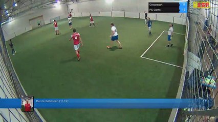 But de Sébastien (11-12) - Crocowash Vs FC Confo - 14/12/17 20:00 - LIGUE 4 - Poitiers Game Parc