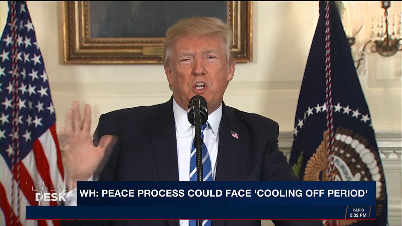 i24NEWS DESK | WH: peace process could face 'cooling off period' | Friday, December 15th 2017