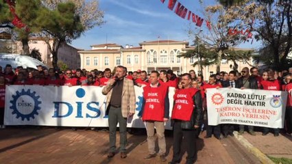 Tekirdağ Disk Üyelerinden 'Taşeron' Tepkisi