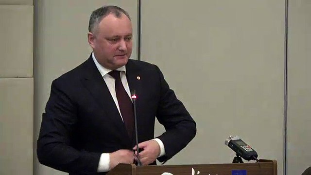 Discursul lui Igor Dodon din 15 decembrie 2017