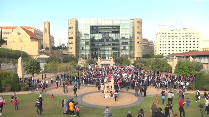 Lübnan'da Kudüs Protestoları