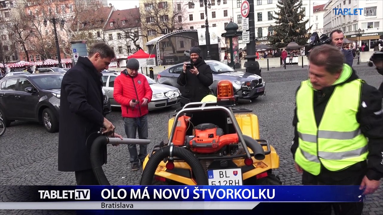 Bratislava: Psie exkrementy v Starom Meste budú zbierať aj pomocou štvorkolky