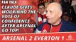 Claude Gives Mourinho The Vote of Confidence after Arsenal Go Top! | Arsenal 2 Everton 1